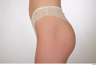 Ashley buttock hips underwear white lace panties 0001.jpg